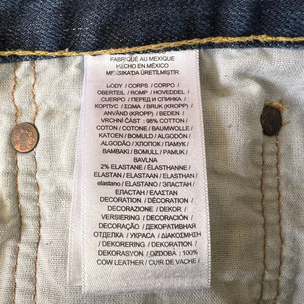 Polo Ralph Lauren Sullivan Slim Jeans Mens 33x30 Dark‎ Wash Blue Denim Pants
